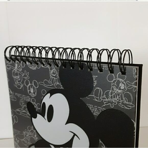 Disney Parks Mickey Mouse Notebook Spiral Bound Sketchbook Set with Pencils NWT - Picture 5 of 8